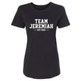thumbnail image 1 of Team Jeremiah Est 2022 Womens crewneck tee, 1 of 2