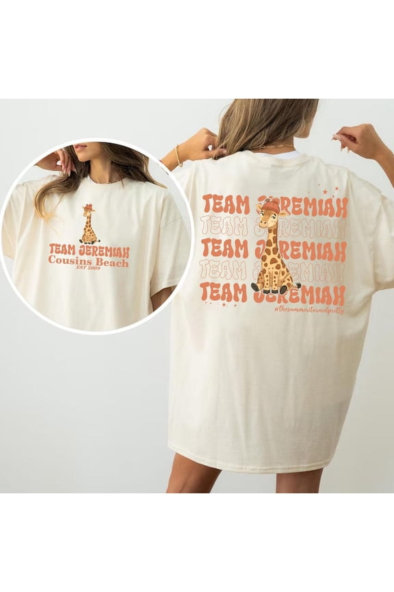 Team Jeremiah Mildred Giraffe shirt, Cousins Beach Est. 2009 T-shirt, The Summer I Turned Pretty TSITP shirt, Summer I Turned Pretty Tee TSHIRT All Size S-5XL