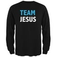 thumbnail image 1 of Team Jesus Black Adult Long Sleeve T-Shirt - Large, 1 of 1