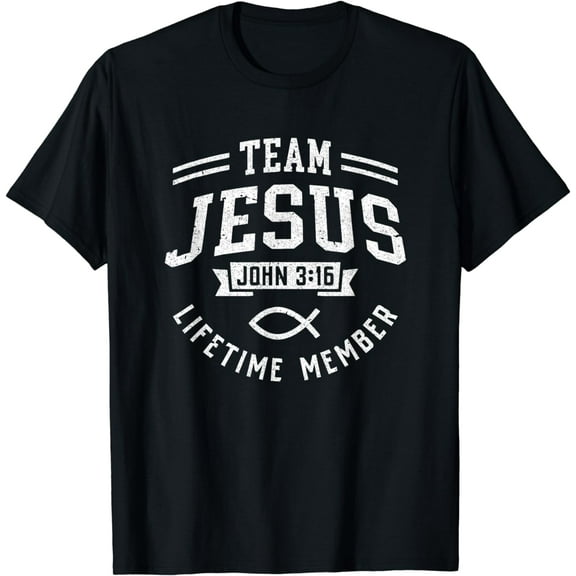 Team Jesus Christian Faith Religious Men Women Gift T-Shirt