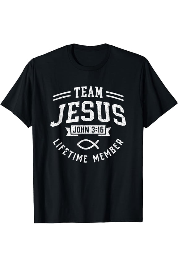 Team Jesus Christian Faith Religious Men Women Gifts T-Shirt