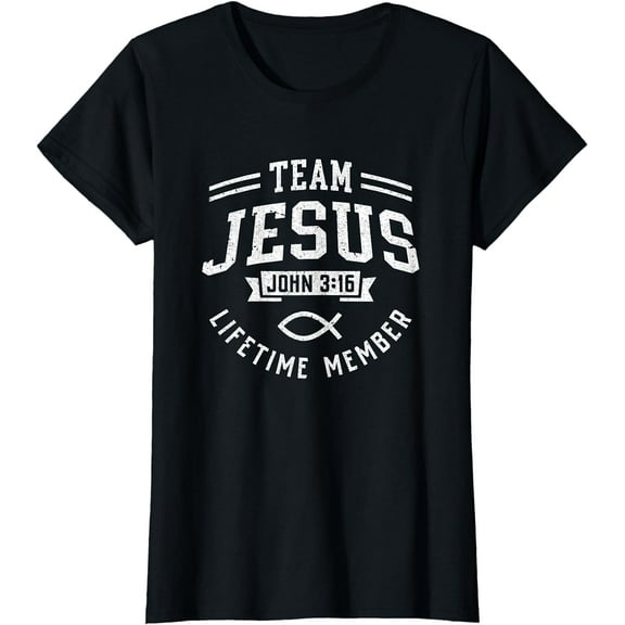 Team Jesus Christian Faith Religious Men Women Gifts T-Shirt