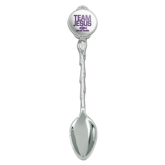 Team Jesus John 3:16 Christian Novelty Collectible Demitasse Tea Coffee Spoon