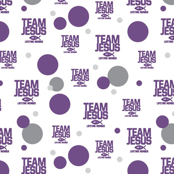 Team Jesus John 3:16 Christian Premium Gift Wrap Wrapping Paper Roll