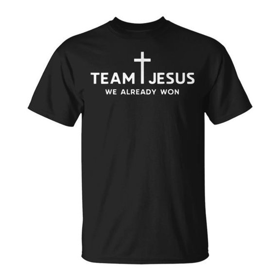 Team Jesus Matching Christian Group Couple Friends T-Shirt Size S-5XL