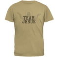 thumbnail image 1 of Team Jesus Mens T Shirt Tan MD, 1 of 1