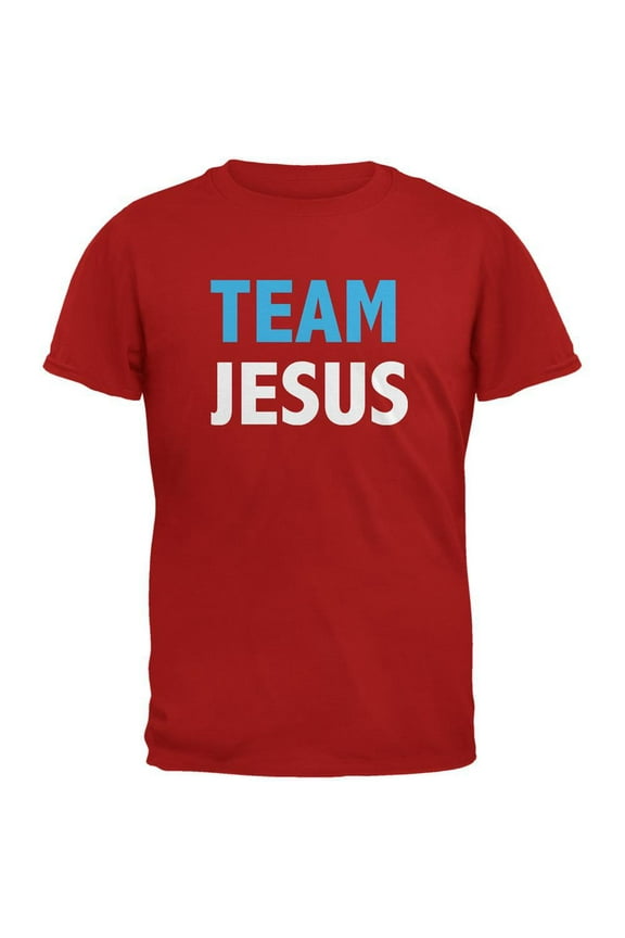 Team Jesus Red Adult T-Shirt - 2X-Large