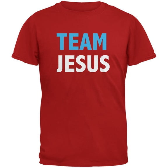 Team Jesus Red Adult T-Shirt - 2X-Large