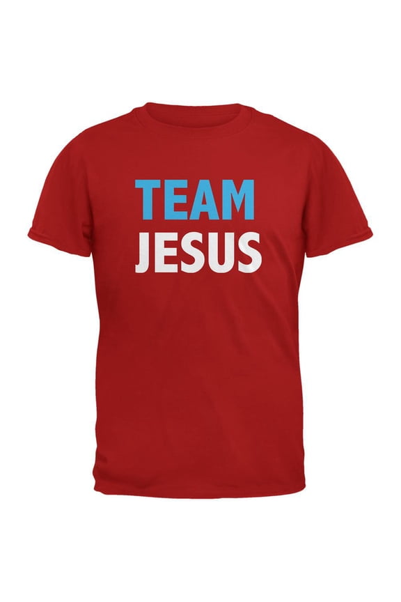 Team Jesus Red Adult T-Shirt - Large