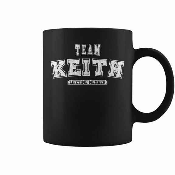 Team Keith Lifetime Member Family Last Name Coffee Mugs