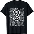 thumbnail image 1 of Team Kids Teacher Back To School 3rd Third Grade Typography T-Shirt, 1 of 3