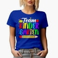 thumbnail image 1 of Team Kindergarten, School Teachers, Royal Blue T-Shirt, Small, 1 of 5