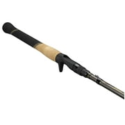 Team Lew's Custom Pro Casting Fishing Rod, 7-Foot 6-Inch Hvy Power Rod, Magnum Heavy Cover, Gray/Gold