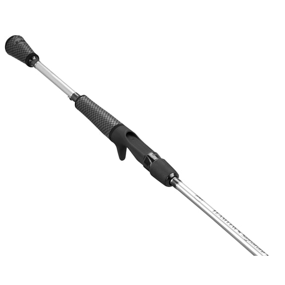Team Lew's Signature Series Andy Montgomery Casting Fishing Rod, 7-Foot 3-Inch MH power Fast Action Rod, Bladed Jig/Thunder Cricket, Silver/Black