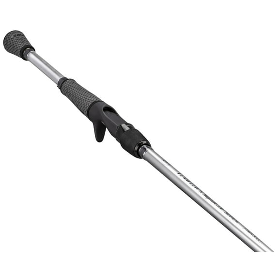 Team Lew's Signature Series Mark Rose Casting Fishing Rod, 7-Foot 5-Inch MH Power Fast Action Rod, Carolina Rig, Silver/Black