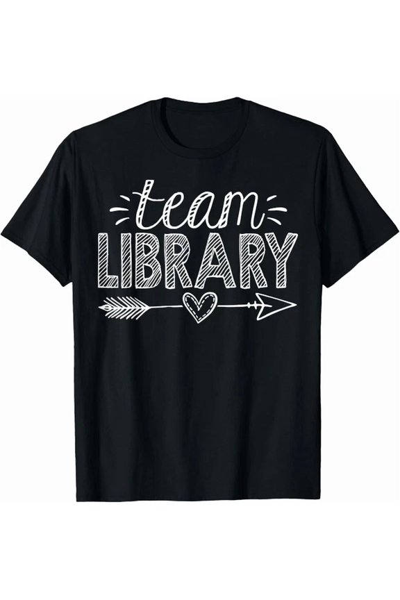 Team Library Tee Teacher Student Back To School T-Shirt