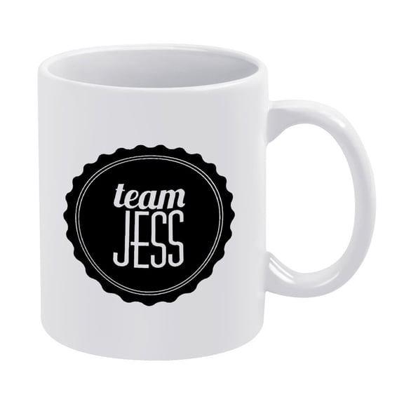 "Team Literary Bad Boy" Small Town TV Show Fan Coffee Mug,11oz, White