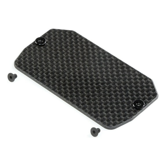 Team Losi Racing Carbon Electronics Mounting Plate 22 5.0 TLR331038 Electric Car/Truck Option Parts