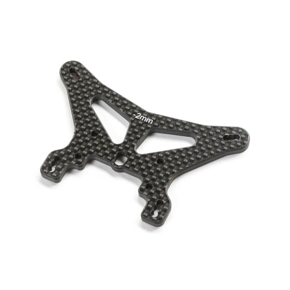 Team Losi Racing Carbon Rear Shock Tower -2mm 22X-4 2.0 TLR-1285