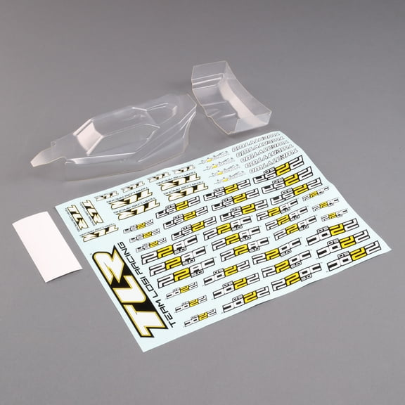 Team Losi Racing Lightweight Body & Wing Clear 22 5.0 TLR230012 Car/Truck Bodies wings & Decals