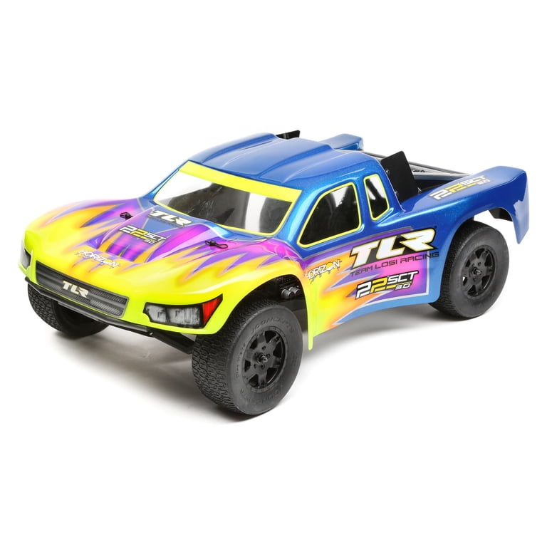 Losi Rc Car Blue And Yellow Team Losi Racing RC Car 1/10 22SCT MM