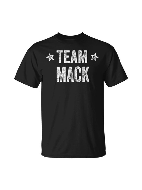 Team Mack Last Name Mack Family Member Surname TShirt