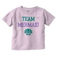 thumbnail image 1 of Team Mermaid Under the Seashell Cute Youth T Shirt Tee Girls Infant Toddler Brisco Brands 3T, 1 of 5
