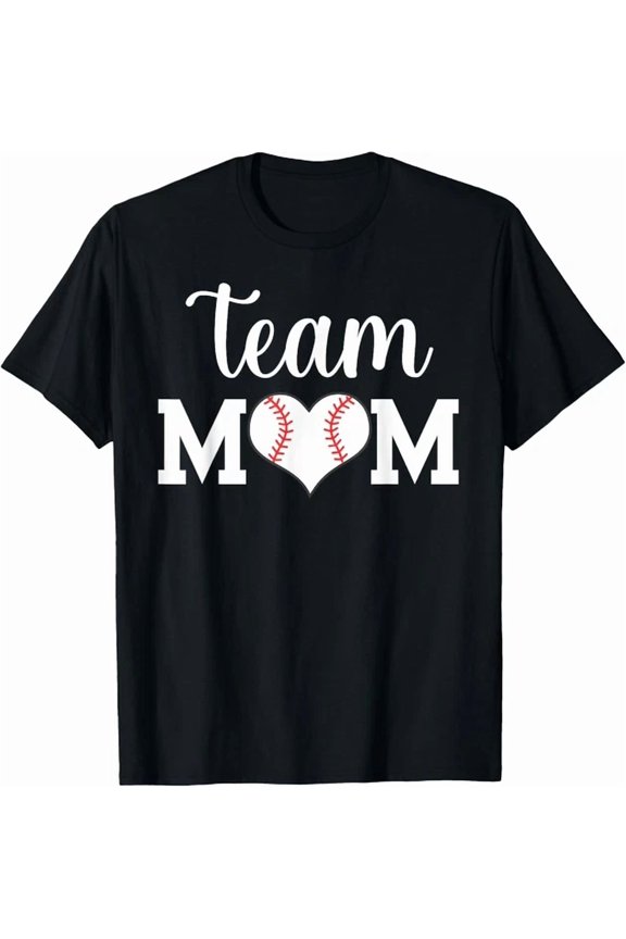 Team Mom Baseball T-Shirt