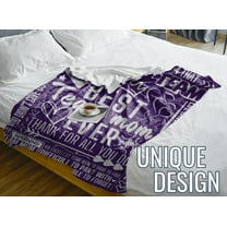 Team Mom Gifts, Blanket Gifts for Team Mom, Team Mom Gifts for Women & Men, Flannel Blanket Throw, 60 x 50 inches