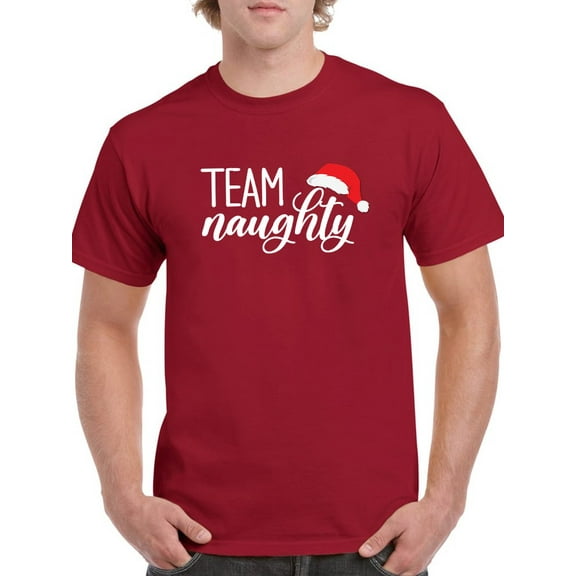 Team Naughty T-Shirt Men -Smartprints Designs, Male Medium