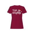 thumbnail image 1 of Team Naughty T-Shirt Women -Smartprints Designs, Female Large, 1 of 3