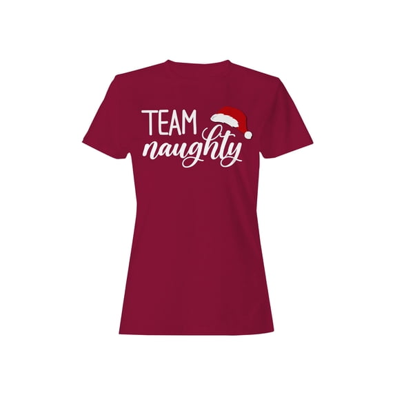 Team Naughty T-Shirt Women -Smartprints Designs, Female Large