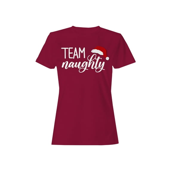 Team Naughty T-Shirt Women -Smartprints Designs, Female Small