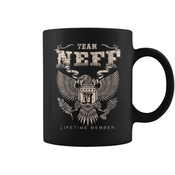 Team Neff Family Name Lifetime Member Coffee Mugs