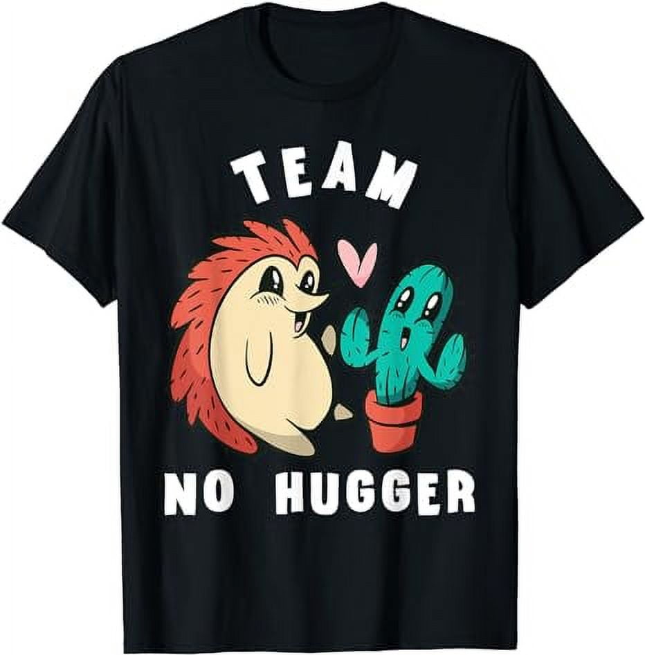 Team No Hugger Hedgehog Cactus Squad Spiked Animal T-Shirt - Walmart.com