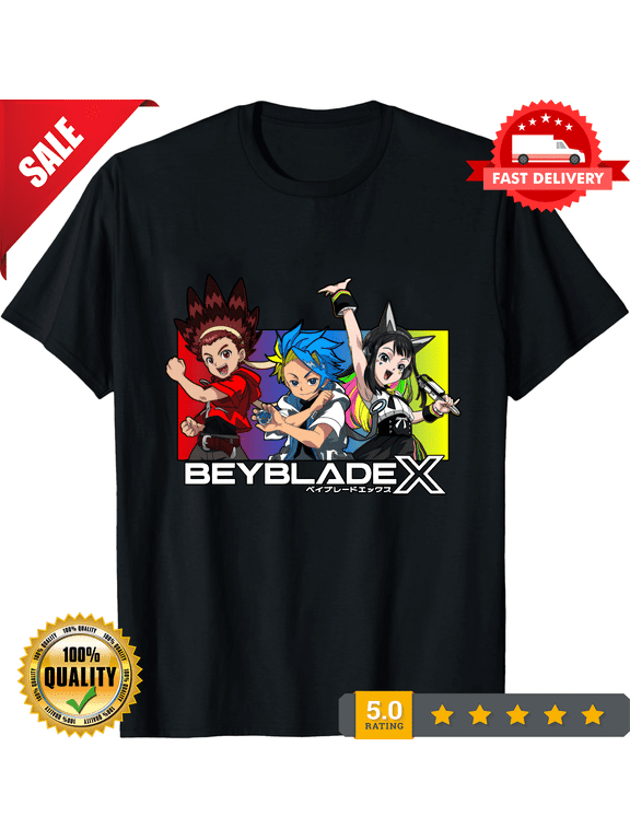 Team Persona Beyblade X Anime Blader Group Battle Fan Top Unisex T-Shirt, up to size 3XL, ULTRA LIMITED-TH84427
