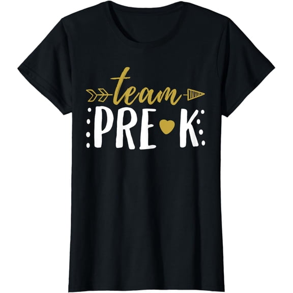 Team Pre-K T Shirt Preschool Teacher Student Arrow T-Shirt