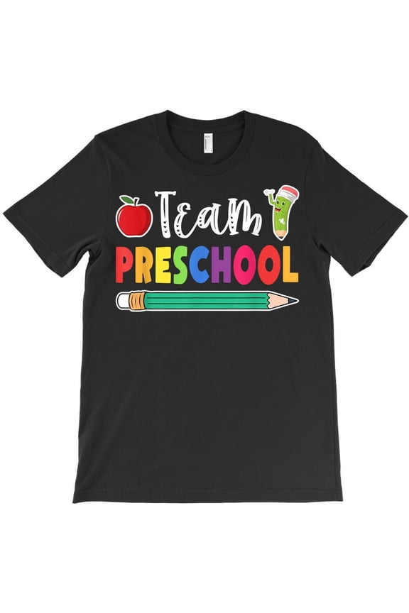 Team Preschool Hello Preschool Funny Back To School Graphic H32145 Unisex T-Shirt, Up to 5XL Available