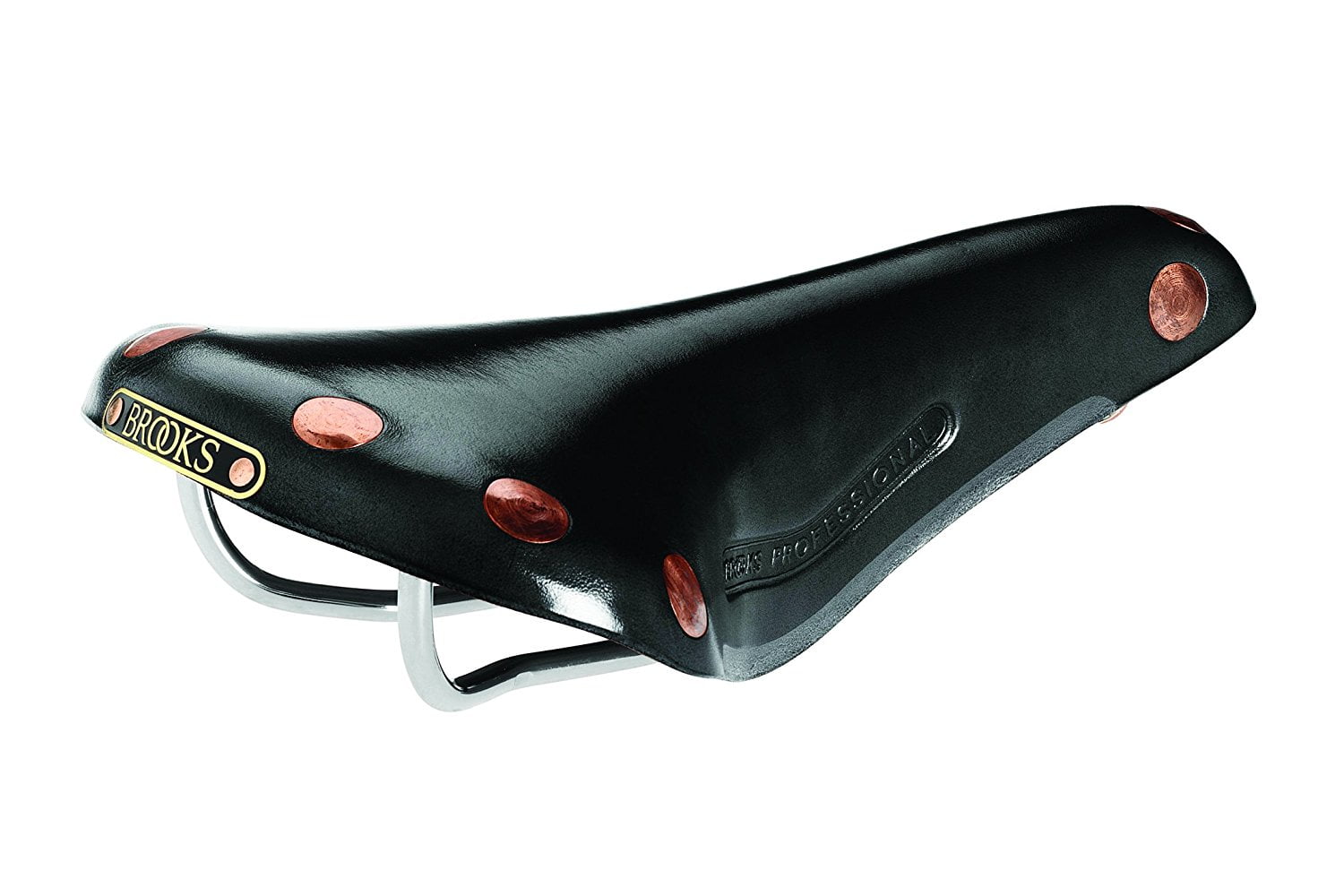 Brooks Saddles TEAM PRO Black Copper ブルックス プロ 加工品 Performance leather saddle - Brooks Team Pro Special