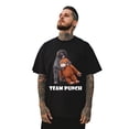 thumbnail image 1 of Team Punch Monkey Baby Funny Graphic T-Shirt Cute T-Shirts Street Style Tees Tops for Men, 1 of 5