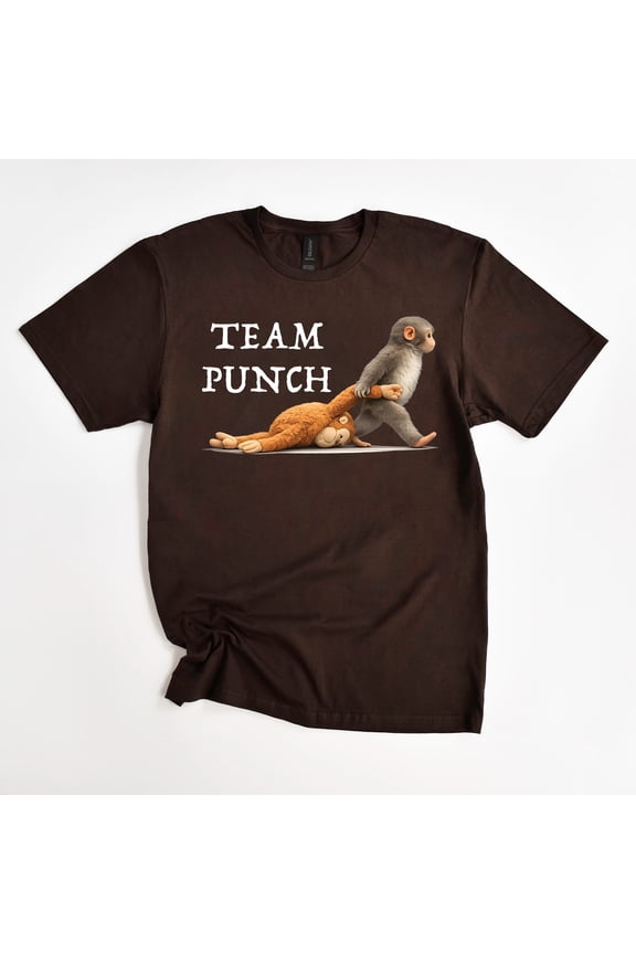Team Punch T-Shirt, Baby Monkey Punch Shirt, Unisex Sizes S-5XL - Multicolor