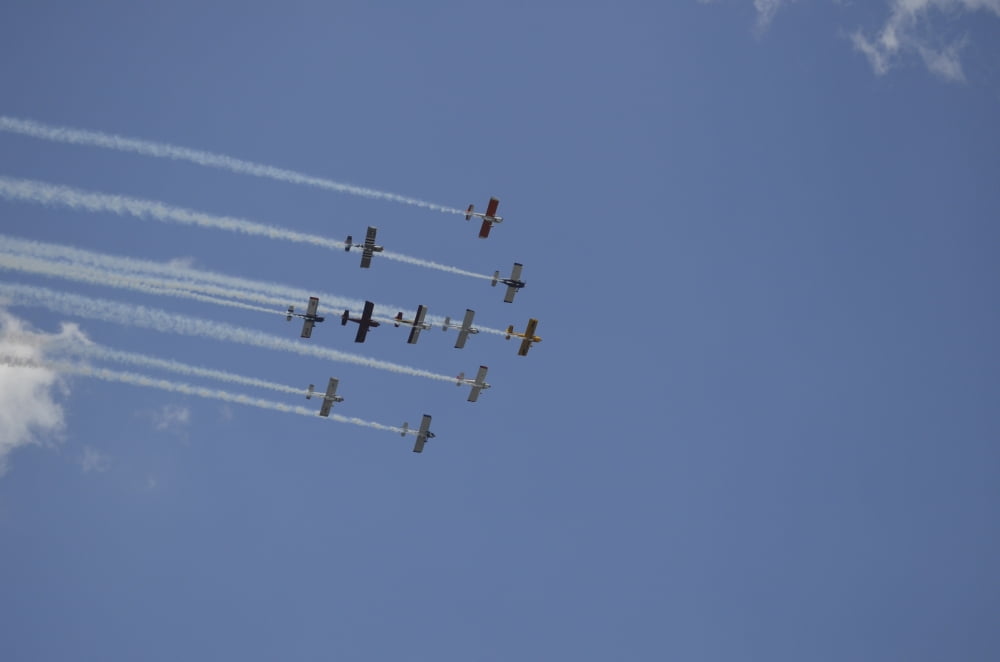 Team RV aerobatics team Canvas Art - Stocktrek Images (35 x 23)