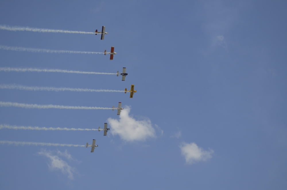 Team RV aerobatics team Canvas Art - Stocktrek Images (35 x 23)