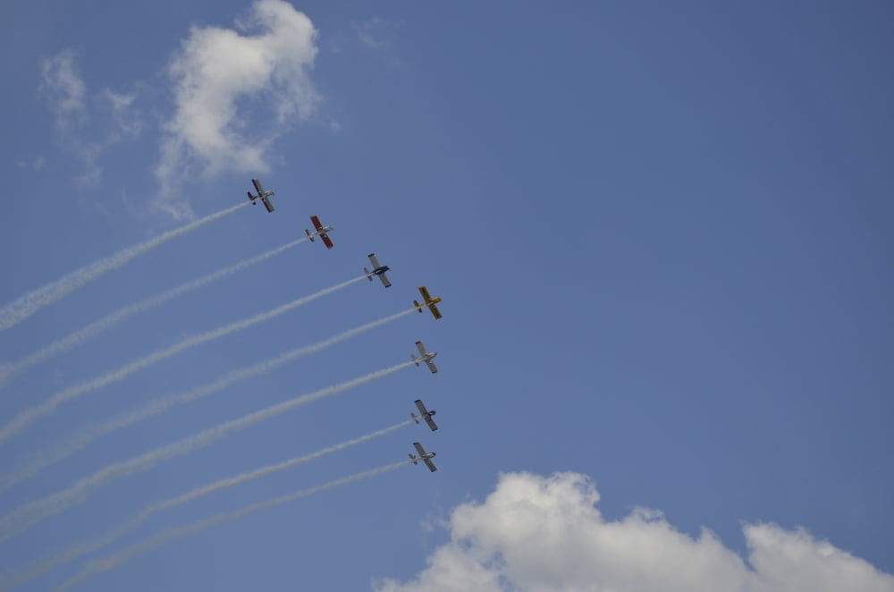 Team RV aerobatics team Canvas Art - Stocktrek Images (35 x 23)