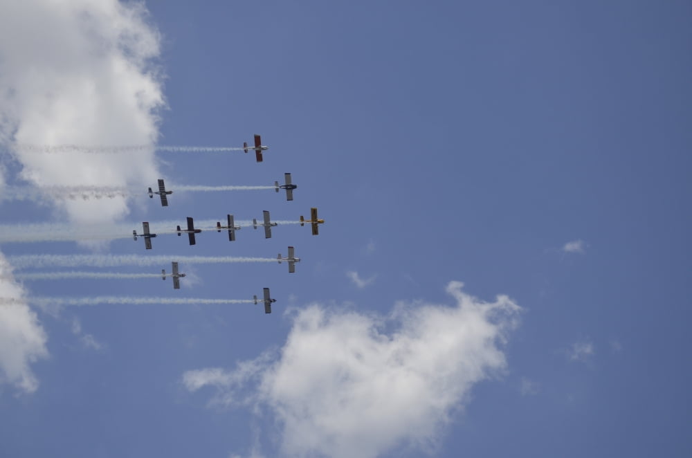 Team RV aerobatics team Canvas Art - Stocktrek Images (35 x 23)
