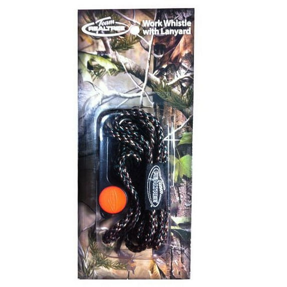 Team Realtree Work Whistle with Camo Lanyard