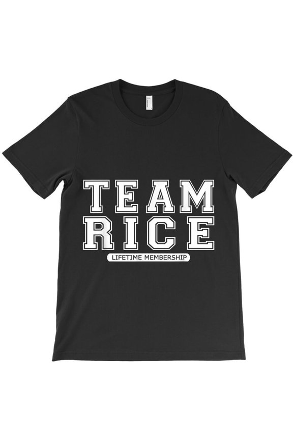 Team Rice Family Surname Reunion Crew Member Gift Games Natures Fun G36020 Unisex T-Shirt, Up to Size 5XL