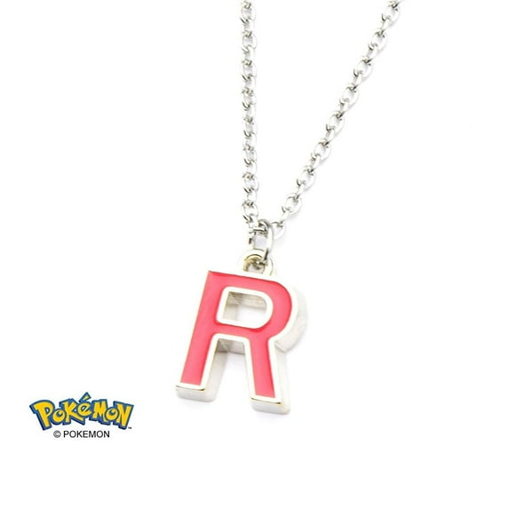 Team Rocket R Enamel Pendant Necklace