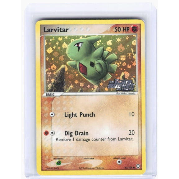 Team Rocket Returns Larvitar Reverse Holo Rare [Lightly Played] #63