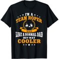 thumbnail image 1 of Team Roper Dad Rodeo Western Horse Roping Men T-Shirt Size S-5XL, 1 of 4